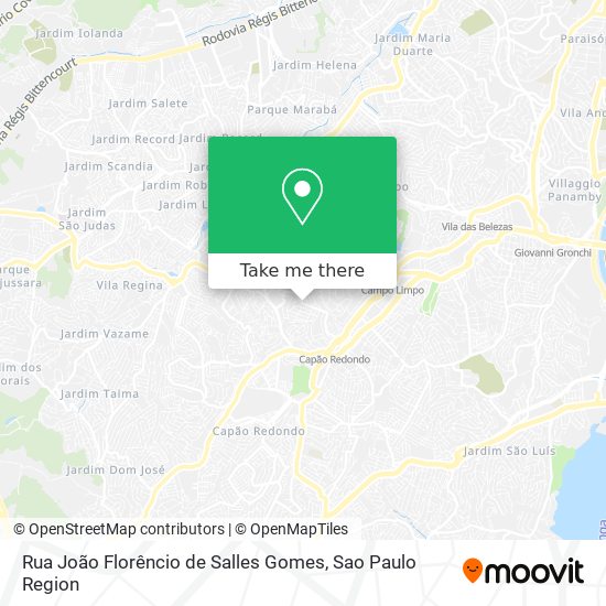Rua João Florêncio de Salles Gomes map