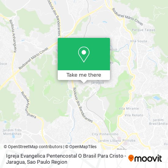 Mapa Igreja Evangelica Pentencostal O Brasil Para Cristo - Jaragua