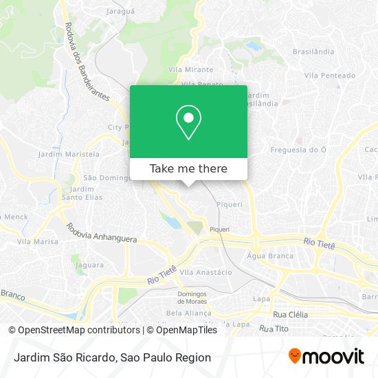 Mapa Jardim São Ricardo