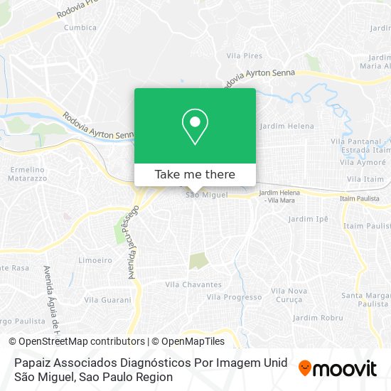 Papaiz Associados Diagnósticos Por Imagem Unid São Miguel map