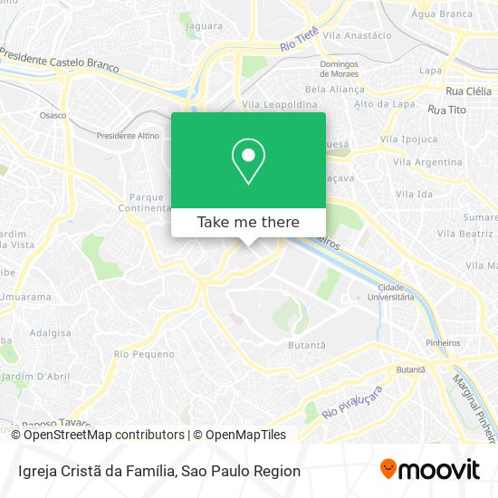 Igreja Cristã da Família map