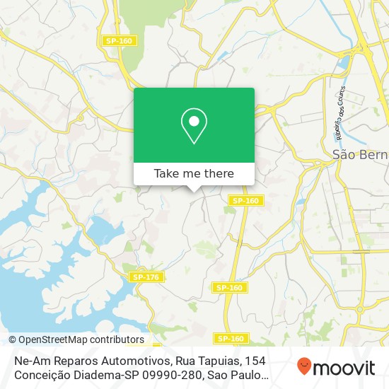 Ne-Am Reparos Automotivos, Rua Tapuias, 154 Conceição Diadema-SP 09990-280 map
