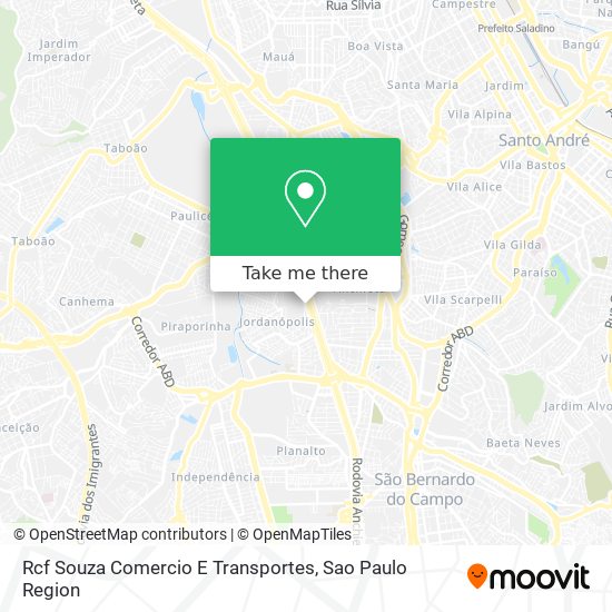 Mapa Rcf Souza Comercio E Transportes