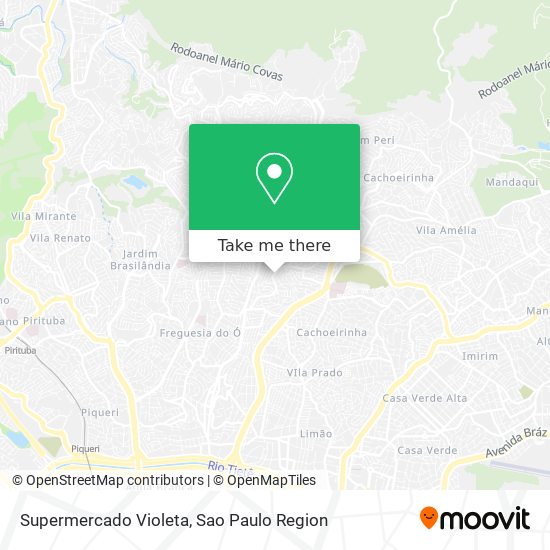 Supermercado Violeta map