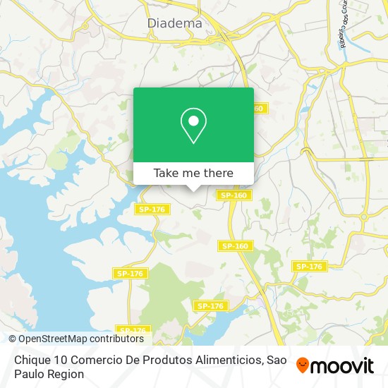 Chique 10 Comercio De Produtos Alimenticios map