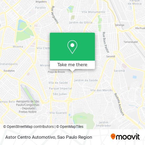 Astor Centro Automotivo map