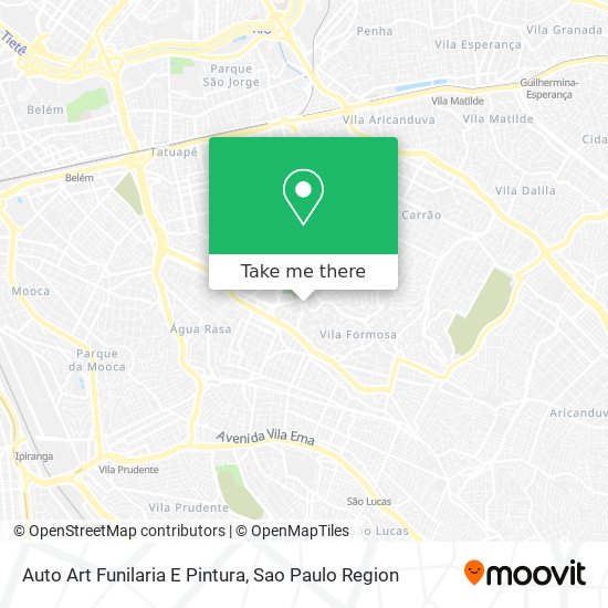 Auto Art Funilaria E Pintura map