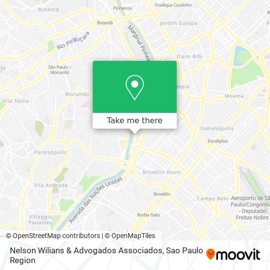 Nelson Wilians & Advogados Associados map