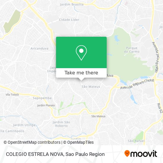 COLEGIO ESTRELA NOVA map