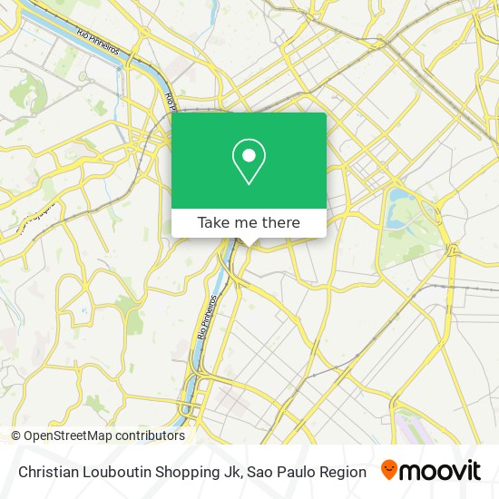 Mapa Christian Louboutin Shopping Jk