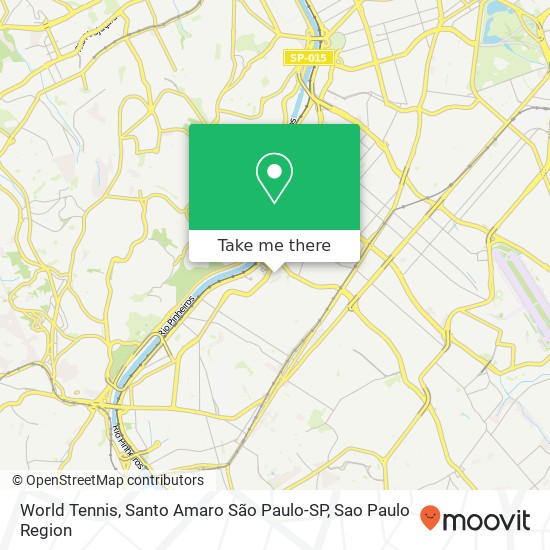 World Tennis, Santo Amaro São Paulo-SP map