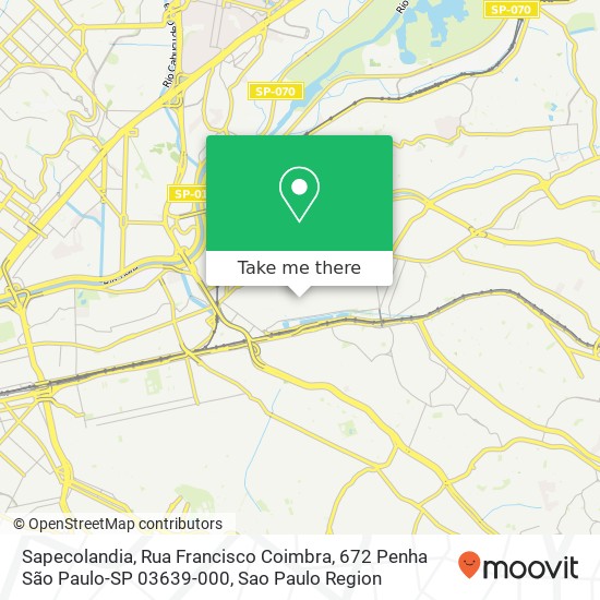 Sapecolandia, Rua Francisco Coimbra, 672 Penha São Paulo-SP 03639-000 map