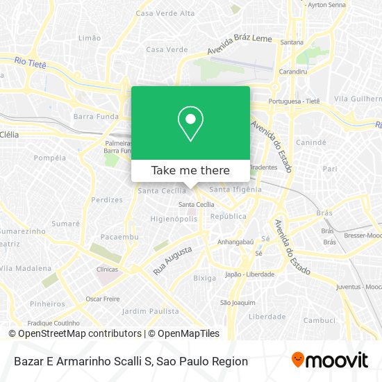 Bazar E Armarinho Scalli S map
