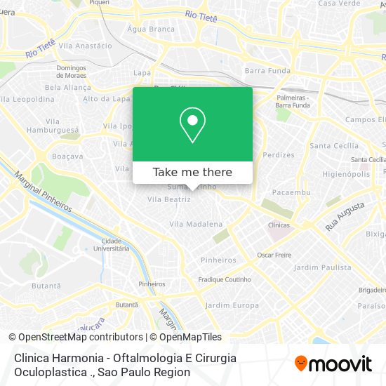 Clinica Harmonia - Oftalmologia E Cirurgia Oculoplastica . map