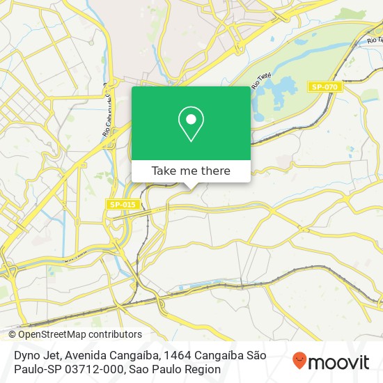 Dyno Jet, Avenida Cangaíba, 1464 Cangaíba São Paulo-SP 03712-000 map