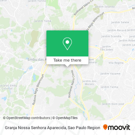 Granja Nossa Senhora Aparecida map