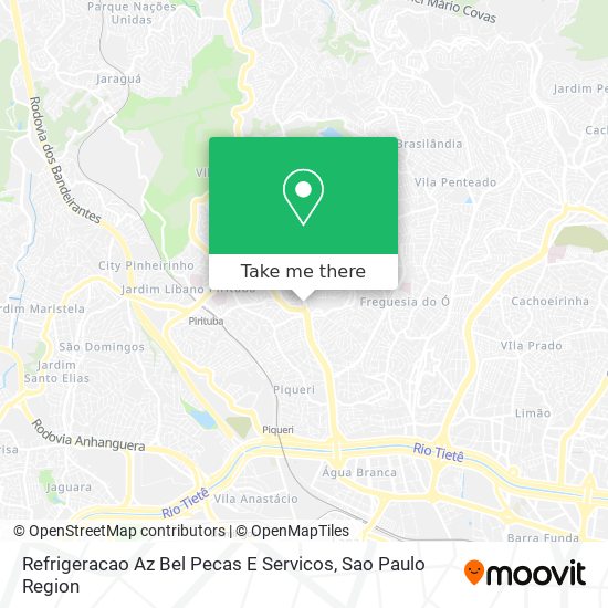 Refrigeracao Az Bel Pecas E Servicos map