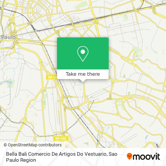 Bella Bali Comercio De Artigos Do Vestuario map