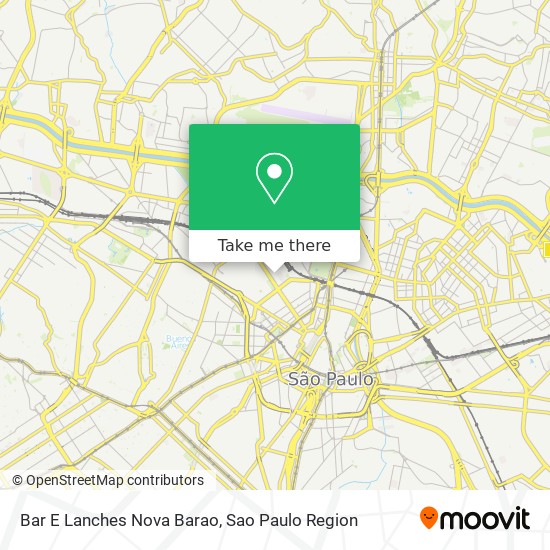 Bar E Lanches Nova Barao map