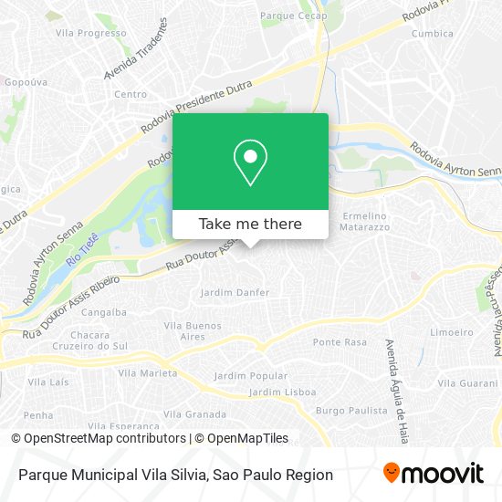 Parque Municipal Vila Silvia map