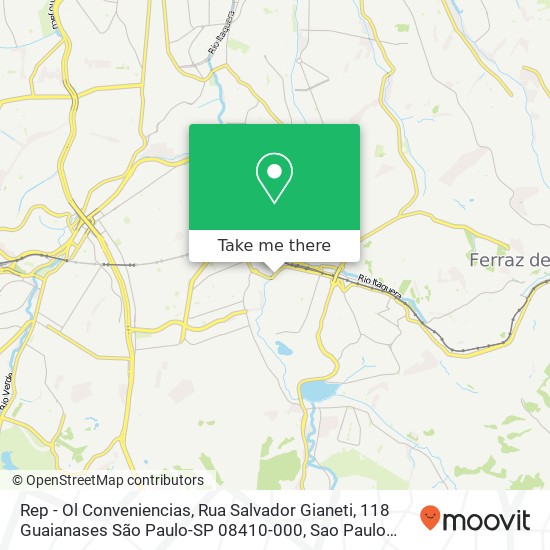 Rep - Ol Conveniencias, Rua Salvador Gianeti, 118 Guaianases São Paulo-SP 08410-000 map