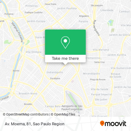 Av. Moema, 81 map