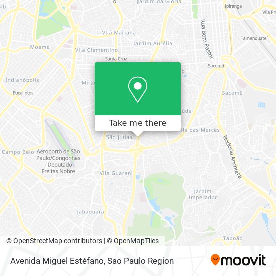 Avenida Miguel Estéfano map