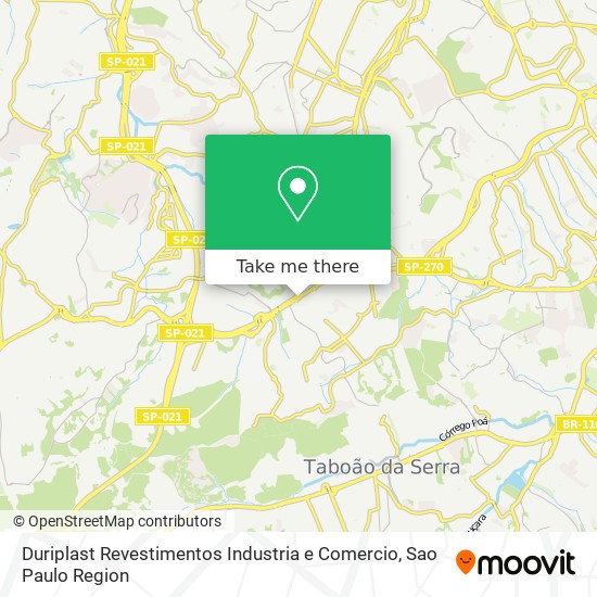 Duriplast Revestimentos Industria e Comercio map