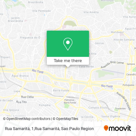Rua Samaritá, 1,Rua Samaritá map