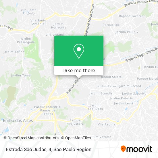 Estrada São Judas, 4 map
