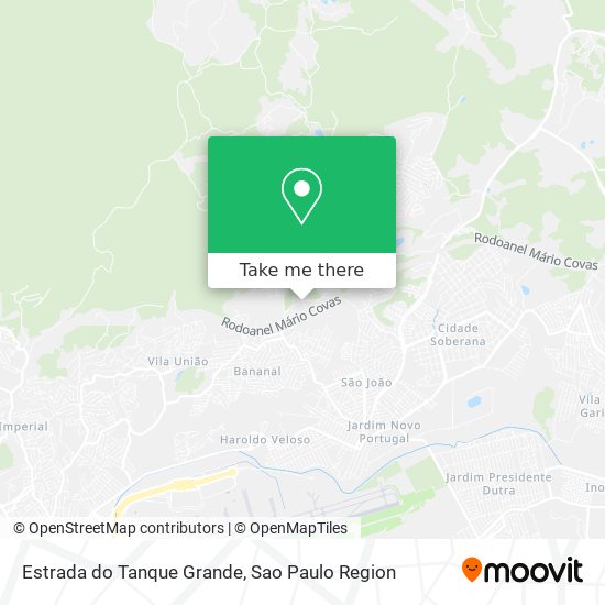 Estrada do Tanque Grande map