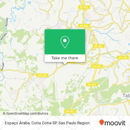 Espaço Árabe, Cotia Cotia-SP map