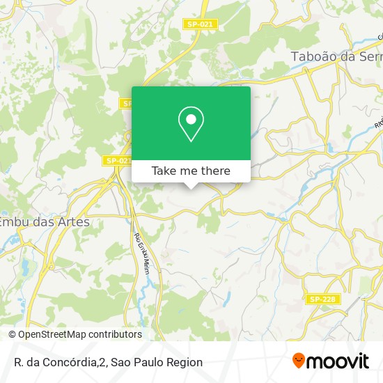 R. da Concórdia,2 map