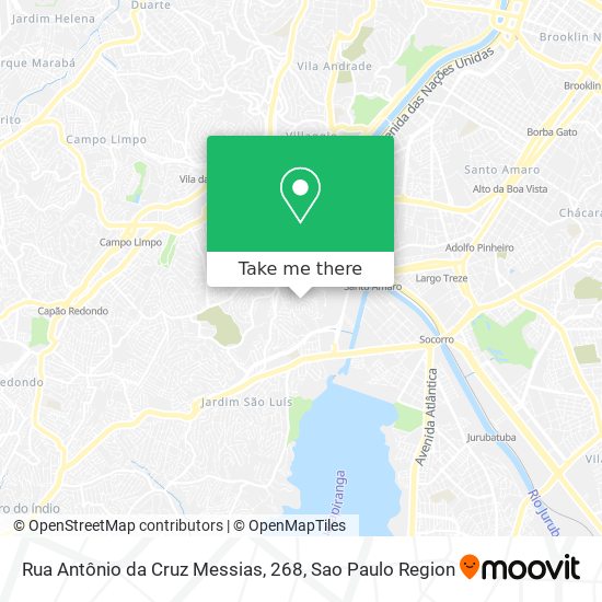Rua Antônio da Cruz Messias, 268 map
