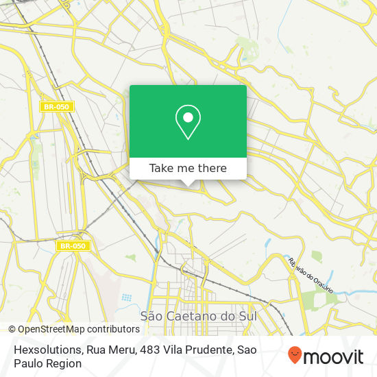 Hexsolutions, Rua Meru, 483 Vila Prudente map