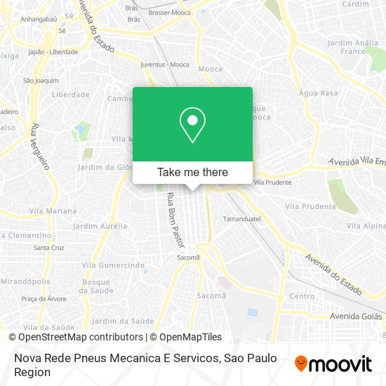 Nova Rede Pneus Mecanica E Servicos map