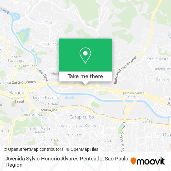 Avenida Sylvio Honório Álvares Penteado map