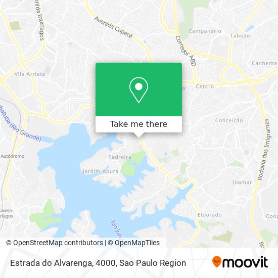 Estrada do Alvarenga, 4000 map