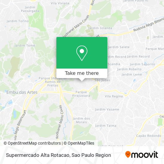Supermercado Alta Rotacao map