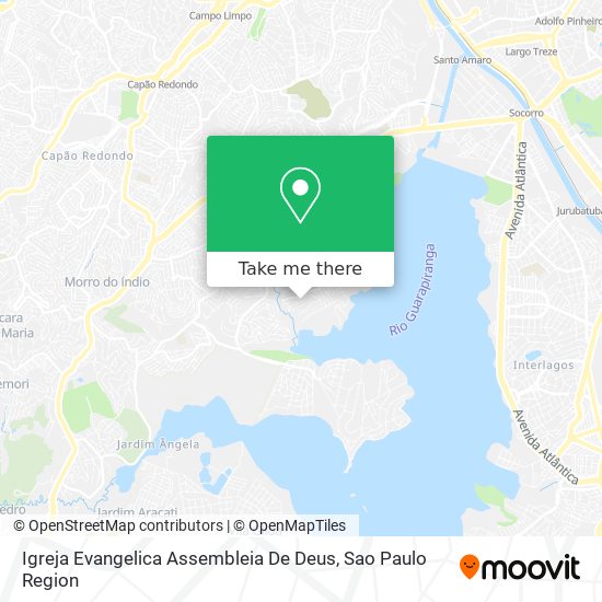 Mapa Igreja Evangelica Assembleia De Deus