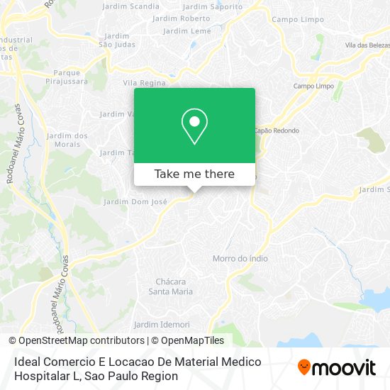 Ideal Comercio E Locacao De Material Medico Hospitalar L map