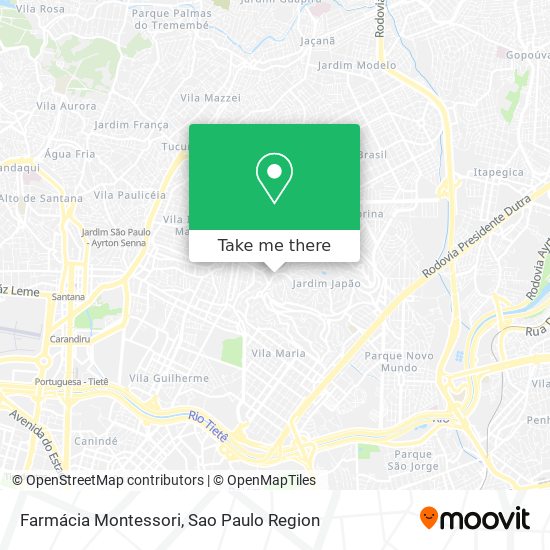 Farmácia Montessori map