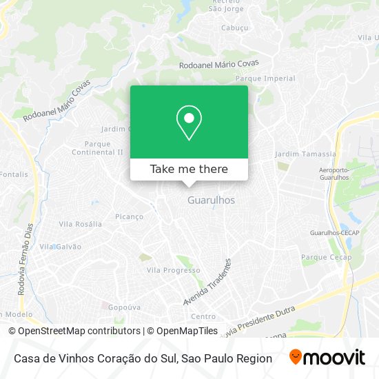 Casa de Vinhos Coração do Sul map