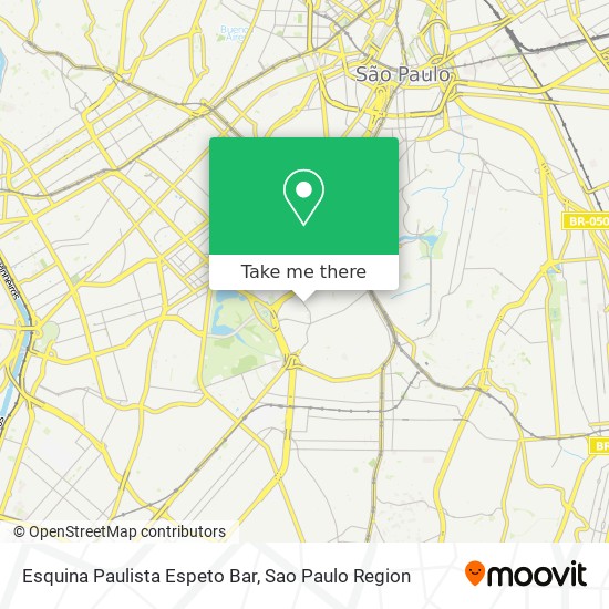 Esquina Paulista Espeto Bar map