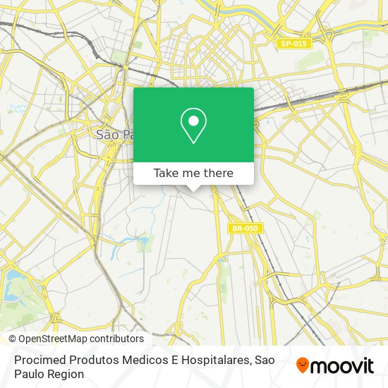 Procimed Produtos Medicos E Hospitalares map