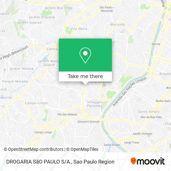 DROGARIA SãO PAULO S/A. map