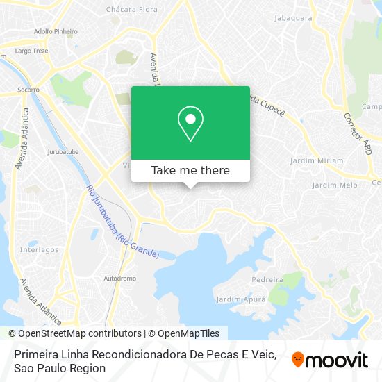 Mapa Primeira Linha Recondicionadora De Pecas E Veic