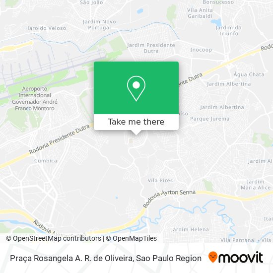 Mapa Praça Rosangela A. R. de Oliveira