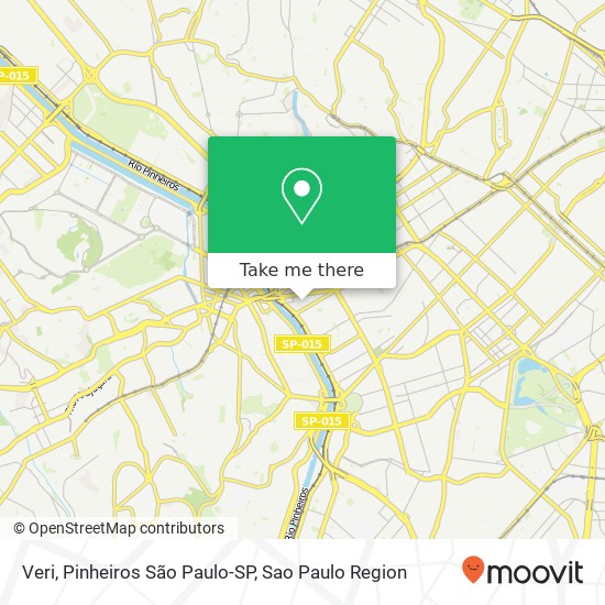 Veri, Pinheiros São Paulo-SP map