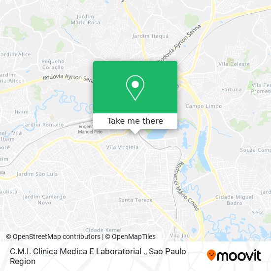 C.M.I. Clinica Medica E Laboratorial . map